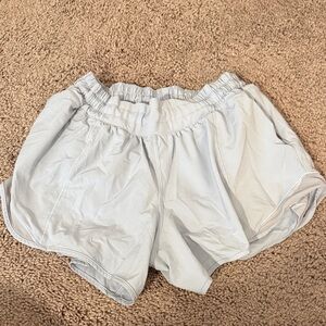 Women's Light Blue LULULEMON HOTTY HOT Shorts